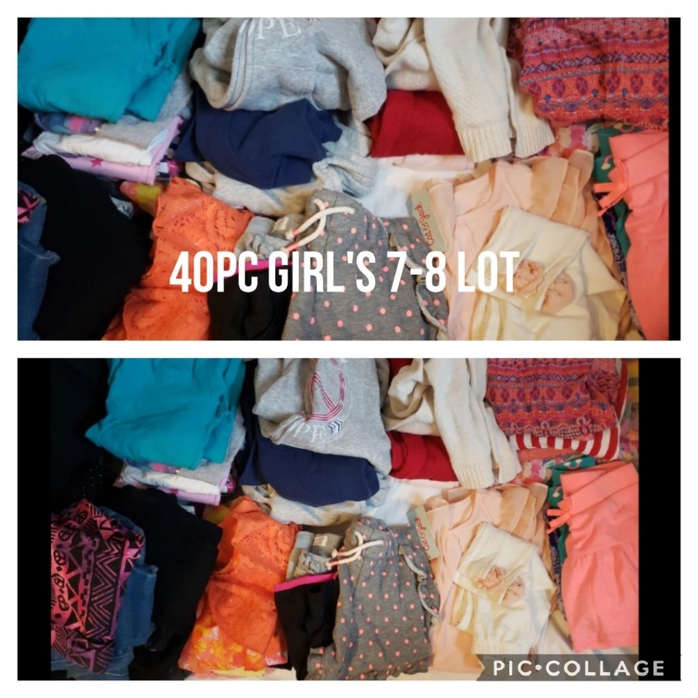 40 pc Girl's Lot Size 7-8